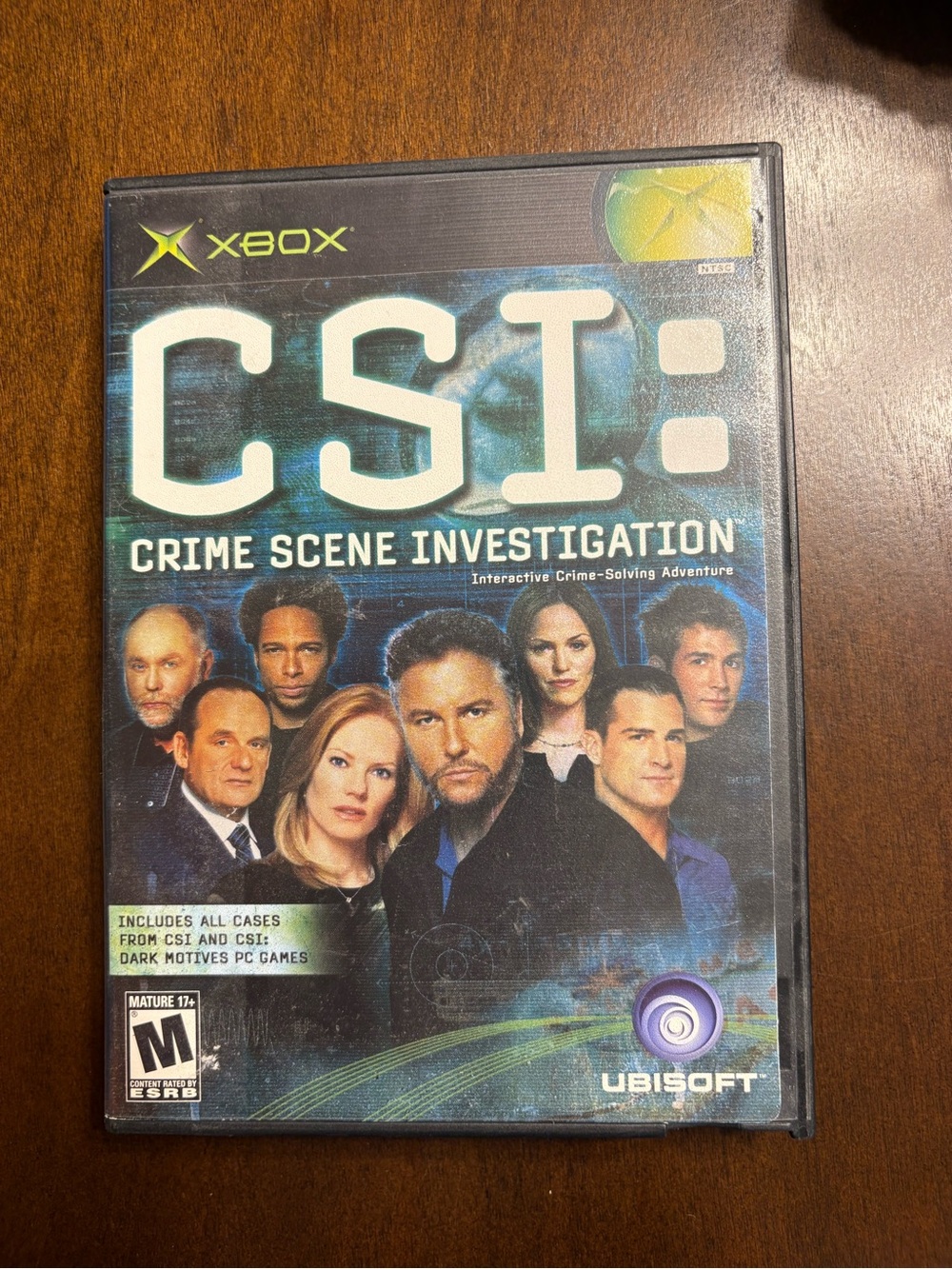 Ubisoft CSI: Crime Scene Investigation Xbox Game - Blue/Black Cover